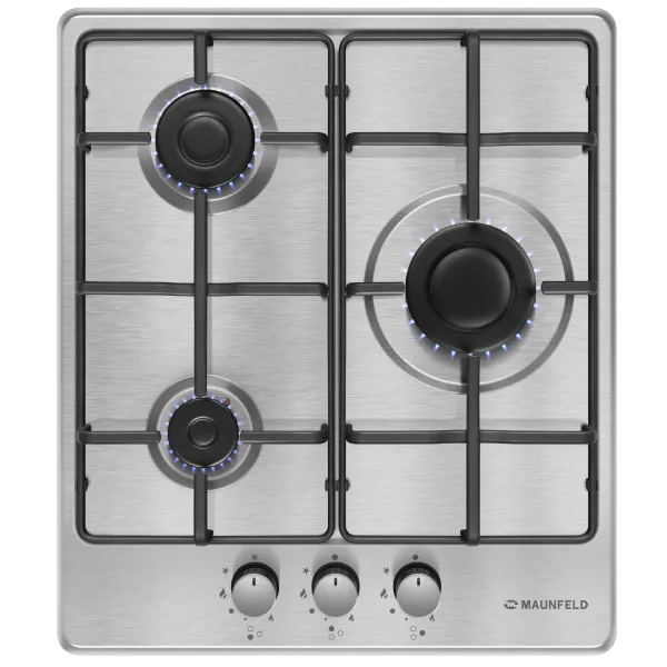 Газовая варочная панель MAUNFELD EGHS.43.3STS-ES/G Нержавеющая сталь Газовая варочная панель MAUNFELD EGHS.43.3STS-ES/G Нержавеющая сталь