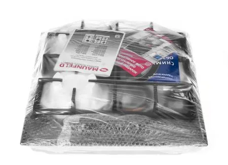 Газовая варочная панель MAUNFELD EGHG.43.33C Черный/черная фурнитура Газовая варочная панель MAUNFELD EGHG.43.33C Черный/черная фурнитура