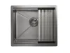 KS-5045U, ГРАФИТ МАТОВЫЙ, стальная кухонная мойка KITCHEN SPACE