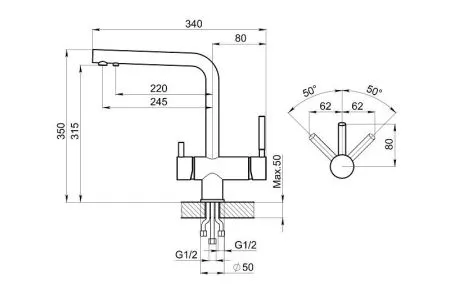2305, АНТИК (БЕЖЕВЫЙ), СМЕСИТЕЛЬ КУХОННЫЙ 2305, АНТИК (БЕЖЕВЫЙ), СМЕСИТЕЛЬ КУХОННЫЙ