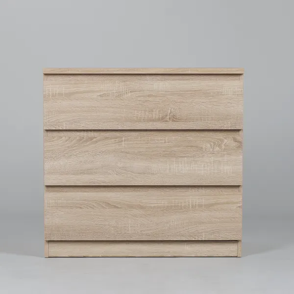 2.05.02.040.3 МАЛЬТА комод 3 ящика 80х76 сонома RU 2.05.02.040.3 МАЛЬТА комод 3 ящика 80х76 сонома RU