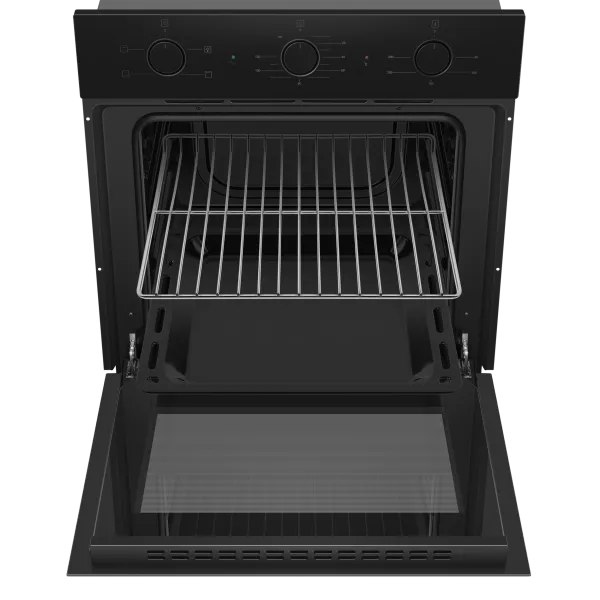 Шкаф духовой электрический MAUNFELD AEOC604 Черный/черная фурнитура