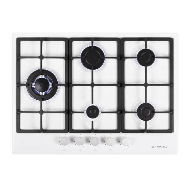 Газовая варочная панель MAUNFELD EGHE.75.33C Белый Газовая варочная панель MAUNFELD EGHE.75.33C Белый