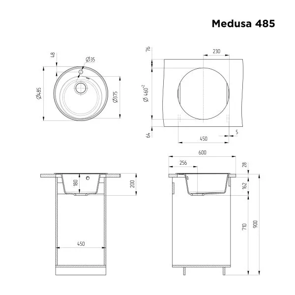Medusa 485 Черный Medusa 485 Черный