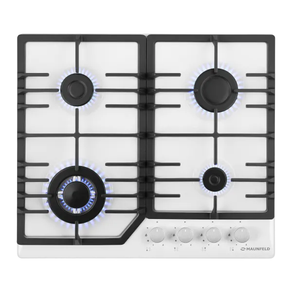 Газовая варочная панель MAUNFELD EGHE.64.43C Белый Газовая варочная панель MAUNFELD EGHE.64.43C Белый