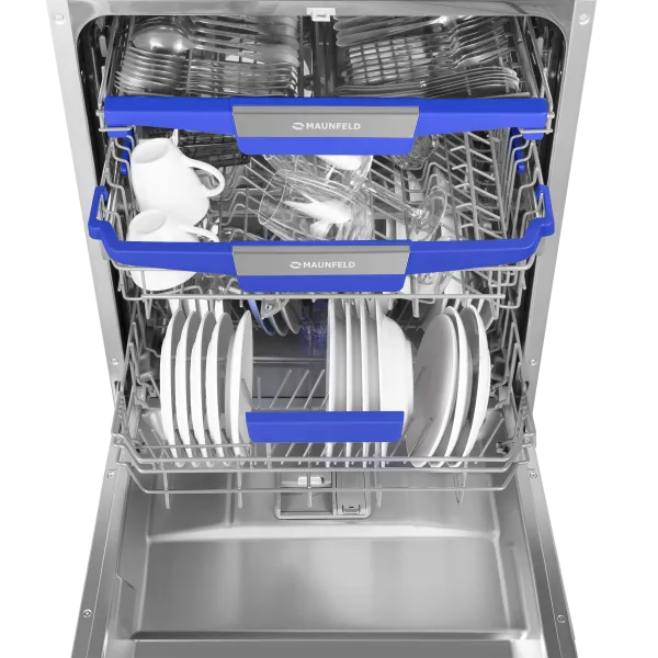 Посудомоечная машина с авто-открыванием MAUNFELD MLP60230 Light Beam Inverter Wi-Fi Нержавеющая сталь Посудомоечная машина с авто-открыванием MAUNFELD MLP60230 Light Beam Inverter Wi-Fi Нержавеющая сталь