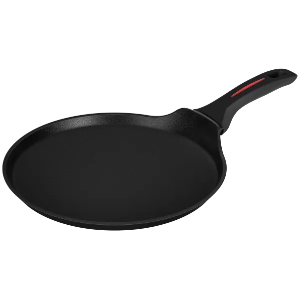 Сковорода блинная FILIGRANA CARITA FG24CRT01PP из кованого алюминия, 24 см Черный