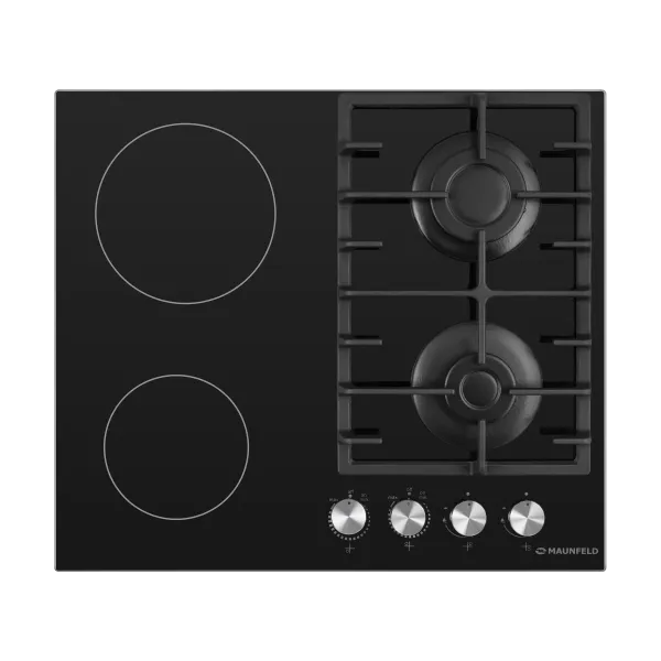 Комбинированная варочная панель MAUNFELD EEHG.642VC.3CB/KG Черный Комбинированная варочная панель MAUNFELD EEHG.642VC.3CB/KG Черный