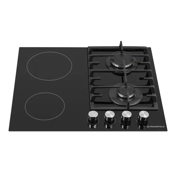 Комбинированная варочная панель MAUNFELD EEHG.642VC.3CB/KG Черный Комбинированная варочная панель MAUNFELD EEHG.642VC.3CB/KG Черный