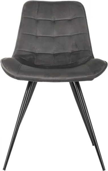 Стул для дома Бюрократ CH-K2_4 комплект 4шт т.серый Holland 18 металл черный на ножках (CH-K2_1/HL18_4)