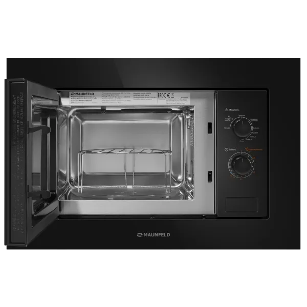 Микроволновая печь встраиваемая MAUNFELD MBMO820MGB203 Черный Микроволновая печь встраиваемая MAUNFELD MBMO820MGB203 Черный