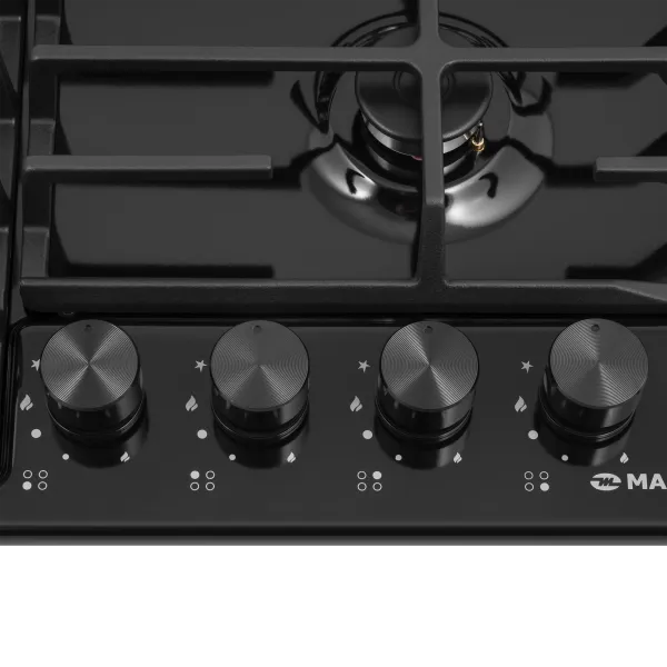 Газовая варочная панель MAUNFELD EGHE.64.63CB2/G Черный