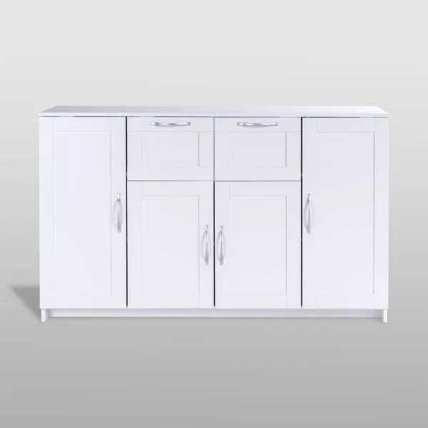 2.02.03.300.1 СИРИУС тумба 4 двери и 2 ящика 156х95 белая RU 2.02.03.300.1 СИРИУС тумба 4 двери и 2 ящика 156х95 белая RU