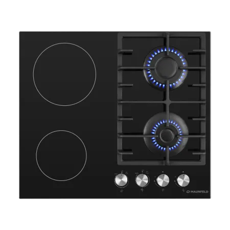 Комбинированная варочная панель MAUNFELD EEHG.642VC.3CB/KG Черный
