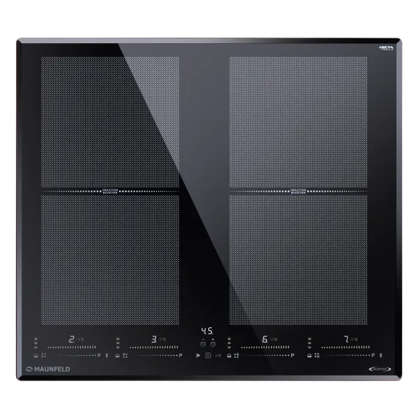 Индукционная варочная панель с двумя Flex Zone и Booster MAUNFELD CVI594SF2 LUX Inverter Черный
