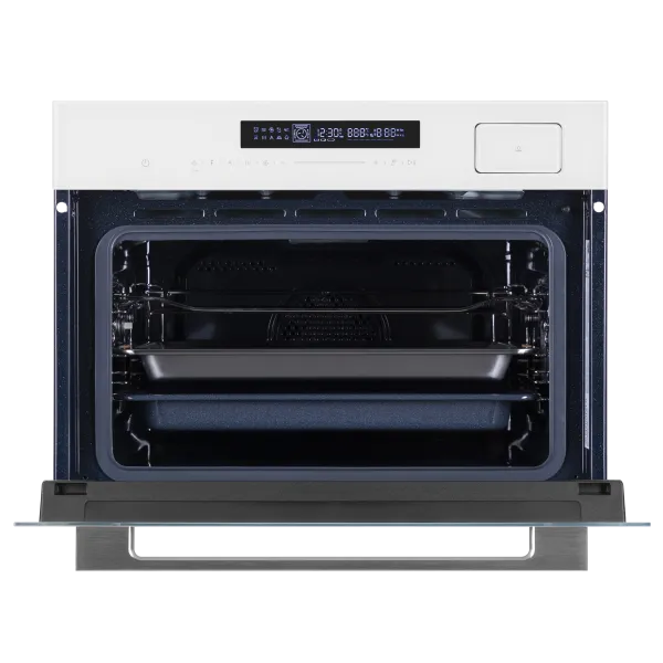 Шкаф духовой электрический с паром MAUNFELD MCMO5016STG Белый