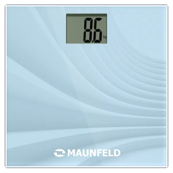 Напольные весы MAUNFELD MBS-153GB Голубой Напольные весы MAUNFELD MBS-153GB Голубой