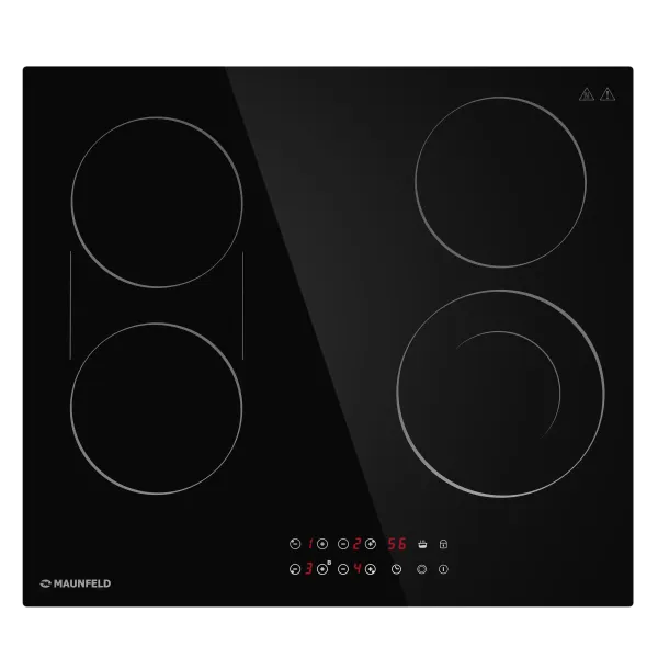 Электрическая варочная панель с объединением зон Bridge MAUNFELD CVCE594BDBK Черный