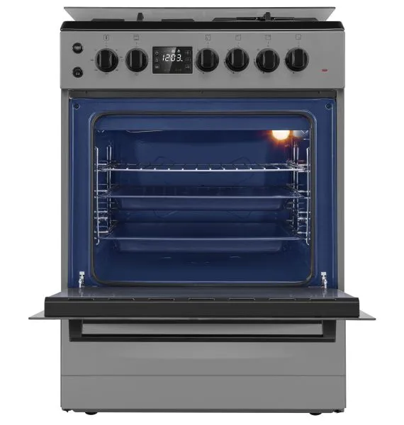 Газовая плита с электрической духовкой MAUNFELD MGC60EC05 Серый Газовая плита с электрической духовкой MAUNFELD MGC60EC05 Серый