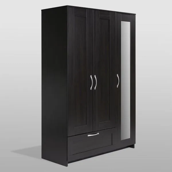 Шкаф СИРИУС трехдверный с выдвижным ящиком, цвет Дуб Венге Шкаф СИРИУС трехдверный с выдвижным ящиком, цвет Дуб Венге