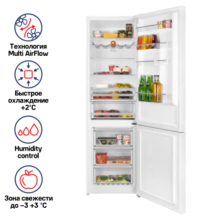 Холодильник MAUNFELD MFF200N Белый