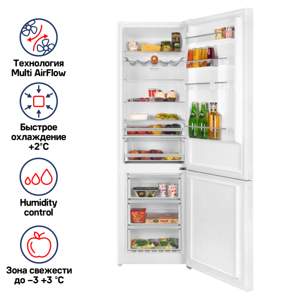 Холодильник MAUNFELD MFF200N Белый