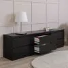 2.03.03.110.5 КАСТОР тумба 6 ящиков RU Дуб Венге