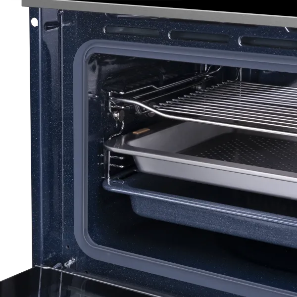 Шкаф духовой электрический с паром MAUNFELD MCMO5016STG Черный