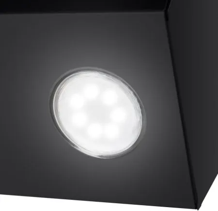 Кухонная вытяжка MAUNFELD Bridge Line 60 черный\вставка сатин Черный