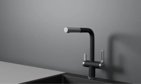 GR-8170, ЧЕРНЫЙ, СМЕСИТЕЛЬ КУХОННЫЙ С ВЫДВИЖНЫМ ИЗЛИВОМ GR-8170, ЧЕРНЫЙ, СМЕСИТЕЛЬ КУХОННЫЙ С ВЫДВИЖНЫМ ИЗЛИВОМ