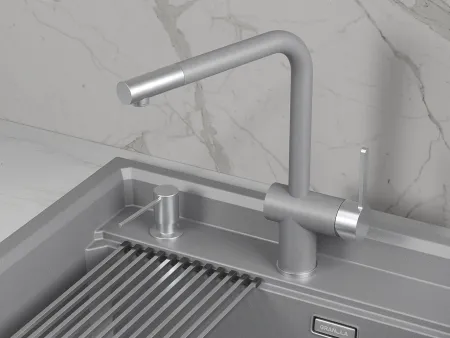 5017, НЕРЖ, СМЕСИТЕЛЬ КУХОННЫЙ