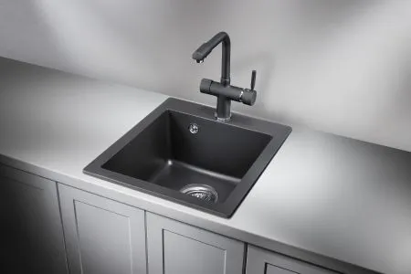 4201, ТУРМАЛИН, кухонная мойка, кварц