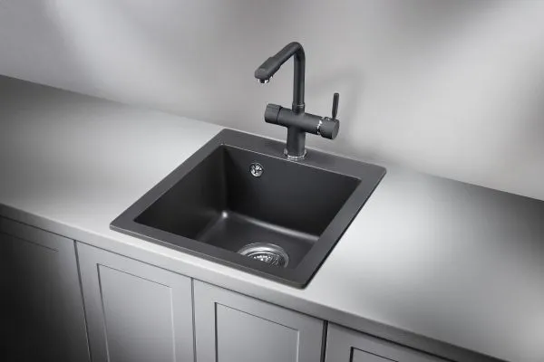 4201, ТУРМАЛИН, кухонная мойка, кварц