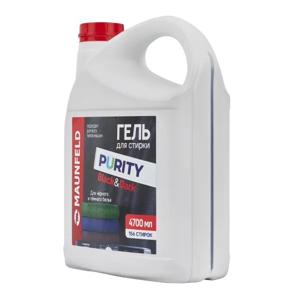 Гель для стирки Maunfeld Purity Black&Dark 4700мл MWL4700PB Белый Гель для стирки Maunfeld Purity Black&Dark 4700мл MWL4700PB Белый