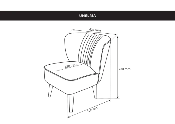 Кресло Унельма Malmo 61 (pink) Кресло Унельма Malmo 61 (pink)