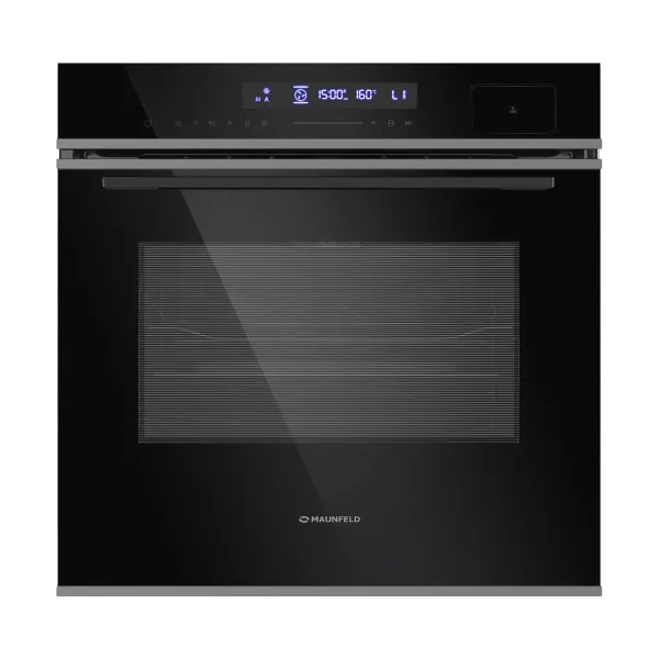 Шкаф духовой электрический с паром MAUNFELD MEOR7216ST Черный