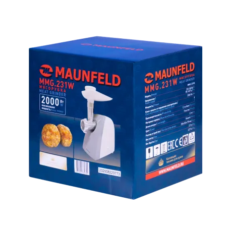 Мясорубка MAUNFELD MMG.231W Белый