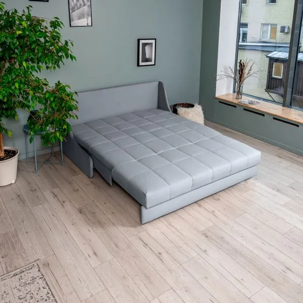 ТОКИО Диван прямой светло-серый, 146 ППУ