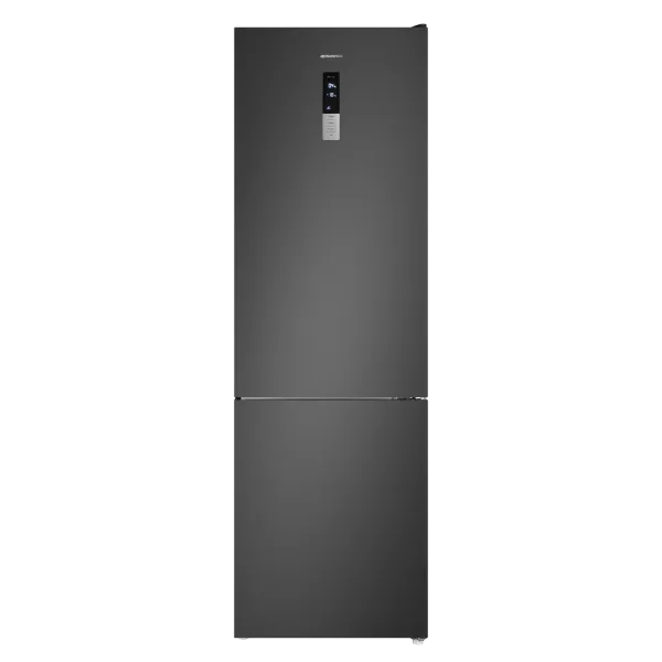 Холодильник MAUNFELD MFF200N Черная нержавеющая сталь