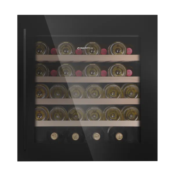 Винный шкаф встраиваемый MAUNFELD MBWC-92S36 Черный Винный шкаф встраиваемый MAUNFELD MBWC-92S36 Черный