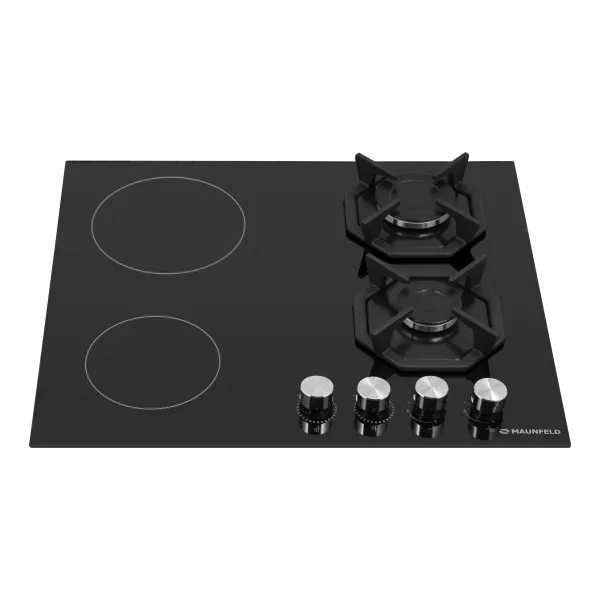Комбинированная варочная панель MAUNFELD EEHG.642VC.2CB/KG Черный Комбинированная варочная панель MAUNFELD EEHG.642VC.2CB/KG Черный