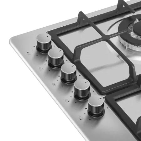 Газовая варочная панель MAUNFELD EGHS.95.33CS\G Нержавеющая сталь Газовая варочная панель MAUNFELD EGHS.95.33CS\G Нержавеющая сталь