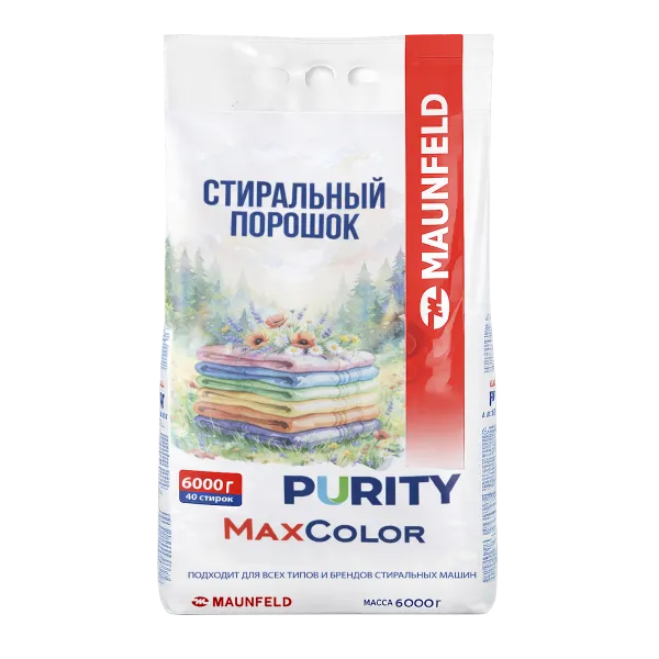 Стиральный порошок  Maunfeld Purity Max Color Automat 6000г MVM6000МС