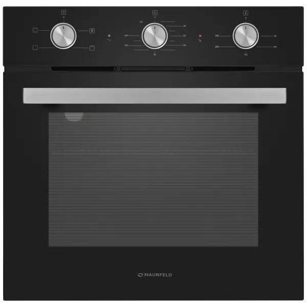 Шкаф духовой электрический MAUNFELD AEOC604 Черный/ Нерж. сталь