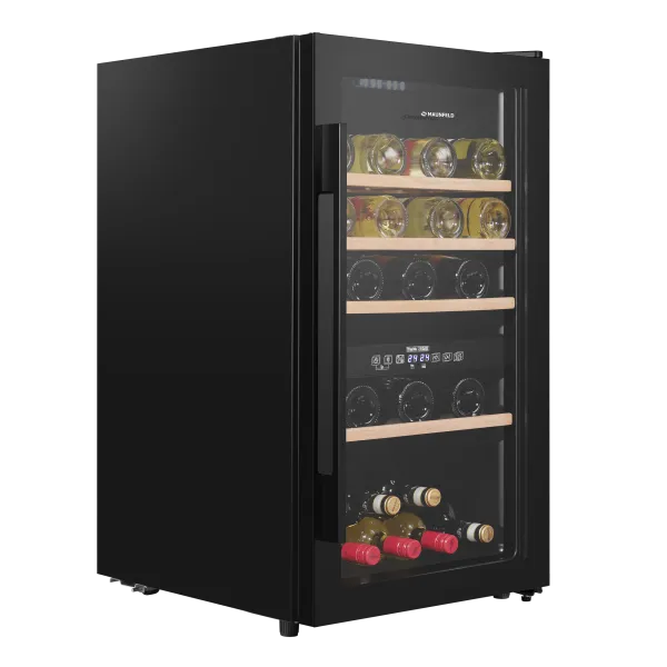 Винный шкаф MAUNFELD MFWC-124D49 Черный Винный шкаф MAUNFELD MFWC-124D49 Черный