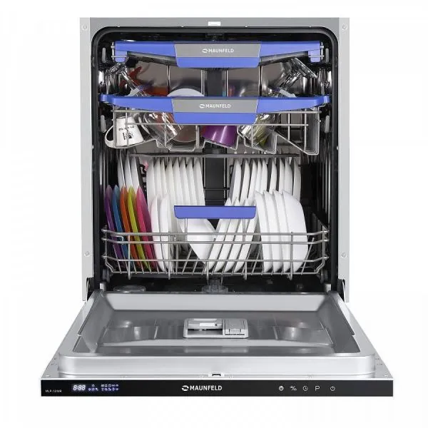 Посудомоечная машина с Vortex Wash и лучом на полу MAUNFELD MLP-12IMR Нержавеющая сталь Посудомоечная машина с Vortex Wash и лучом на полу MAUNFELD MLP-12IMR Нержавеющая сталь
