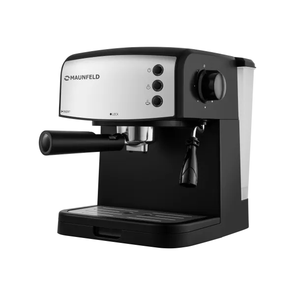 Кофемашина рожкового типа MAUNFELD MF-734BK Черный Кофемашина рожкового типа MAUNFELD MF-734BK Черный