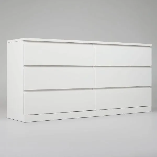 S00296 Варма 6Д комод 160х77х40, белый