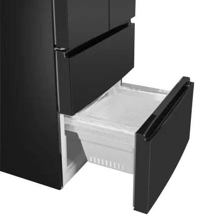 Холодильник с инвертором KITFit Pro MAUNFELD MFF190NFDSB01 Total NoFrost инвертор Черная нержавеющая сталь