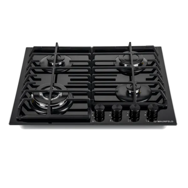 Газовая варочная панель MAUNFELD EGHG.64.63C Черный/черная фурнитура Газовая варочная панель MAUNFELD EGHG.64.63C Черный/черная фурнитура